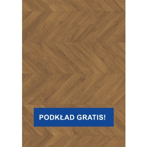 Podłoga laminowana Quick-Step Impressive Patterns IPA4162 dąb Chevron brązowy